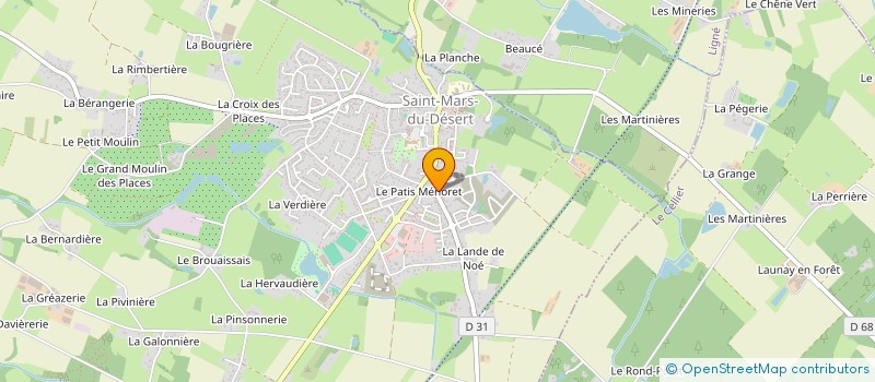 localisation de l'entreprise MADAME MARIANNE RASMUSSEN  SAINT-MARS-DU-DESERT