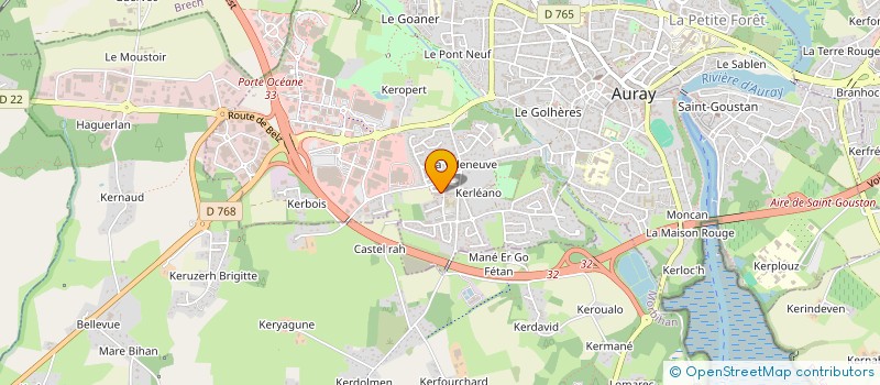 localisation de l'entreprise MADAME MARIANNE RENAUDIN à AURAY