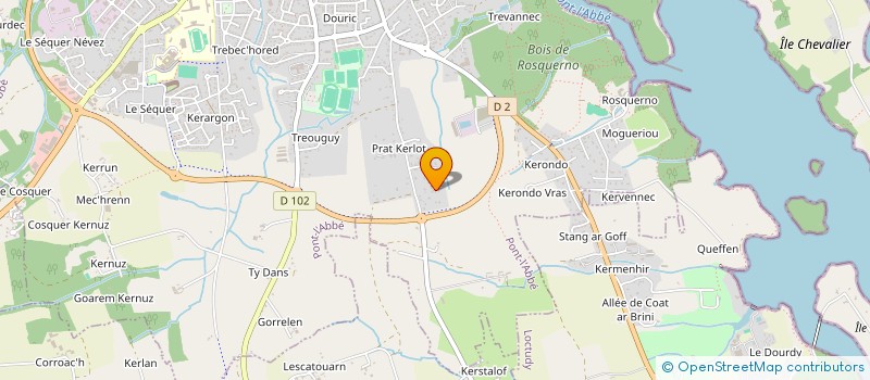 localisation de l'entreprise MADAME MARIANNE REVOL à PONT-L'ABBE