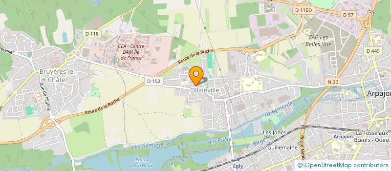 localisation de l'entreprise MADAME MARIANNE RIVOLLIER  OLLAINVILLE