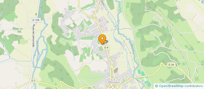 localisation de l'entreprise MADAME MARIANNE ROMERO  MONEIN