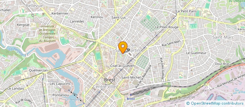 localisation de l'entreprise MADAME MARIANNE ROUSSEL à BREST