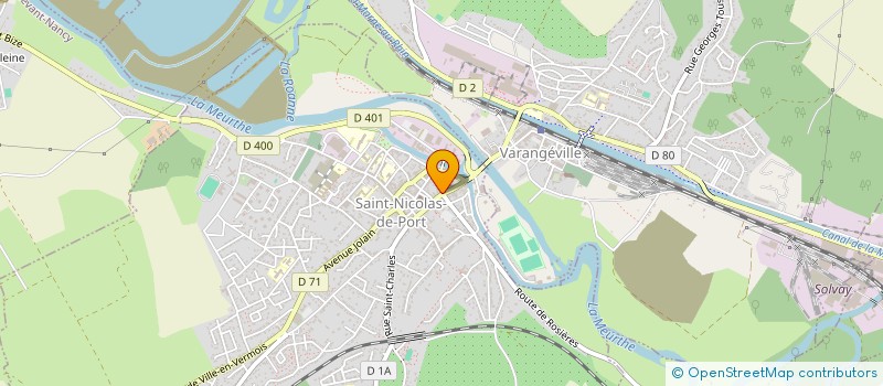 localisation de l'entreprise MADAME MARIANNE RUPP  SAINT-NICOLAS-DE-PORT