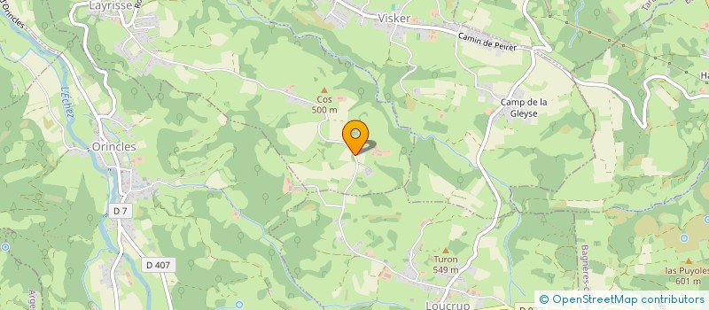 localisation de l'entreprise MADAME MARIANNE SERIE  LAYRISSE