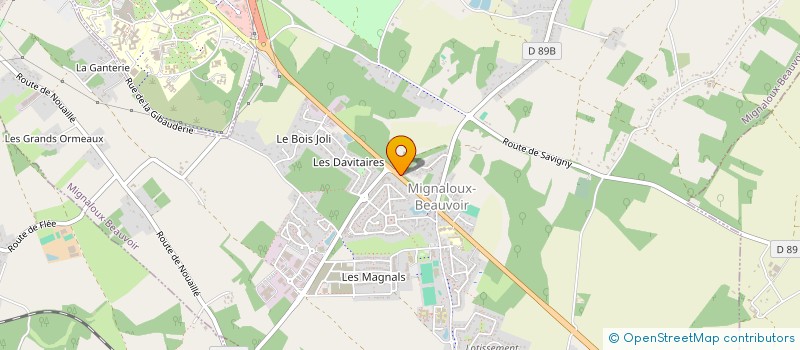 localisation de l'entreprise MADAME MARIANNE SILVERIO  MIGNALOUX-BEAUVOIR