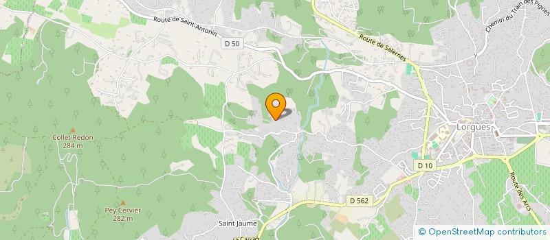 localisation de l'entreprise MADAME MARIANNE SINNIGE  LORGUES