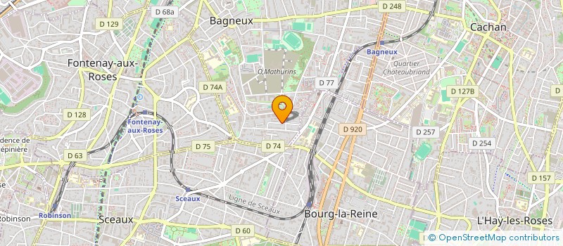 localisation de l'entreprise MADAME MARIANNE SINONKE  BAGNEUX