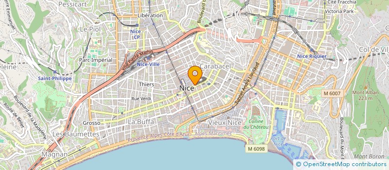 localisation de l'entreprise MADAME MARIANNE STEWART à NICE