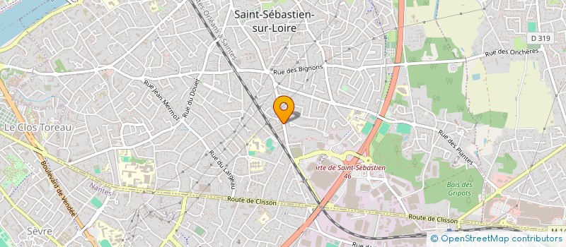 localisation de l'entreprise MADAME MARIANNE STOS à SAINT-SEBASTIEN-SUR-LOIRE