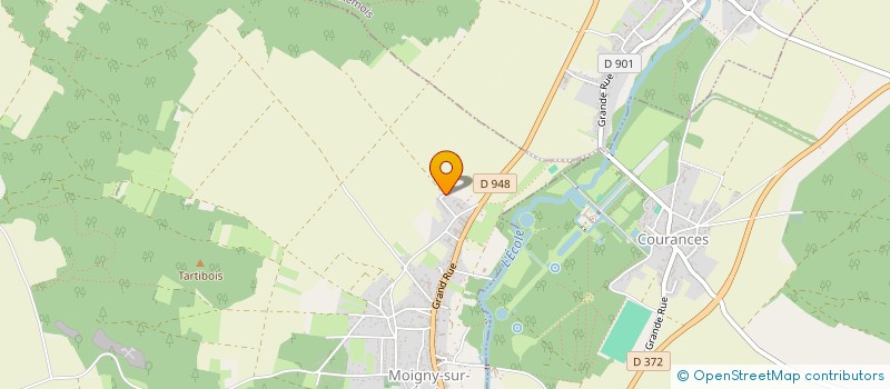 localisation de l'entreprise MADAME MARIANNE THIEBAUT à MOIGNY-SUR-ECOLE