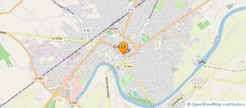 localisation de l'entreprise MADAME MARIANNE TONELLI  TOULOUSE
