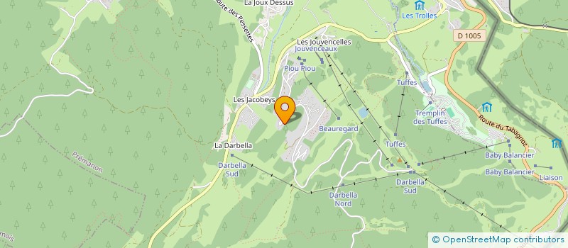 localisation de l'entreprise MADAME MARIANNE TROME  LES ROUSSES