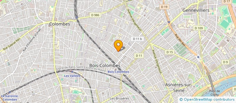localisation de l'entreprise MADAME MARIANNE TROUESSIN à BOIS-COLOMBES