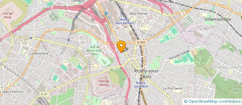 localisation de l'entreprise MADAME MARIANNE VARIS à ROSNY-SOUS-BOIS