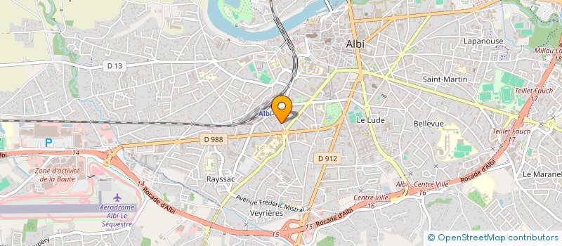 localisation de l'entreprise MADAME MARIANNE VERDIER à ALBI