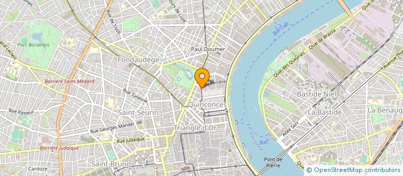 localisation de l'entreprise MADAME MARIANNE VERGNES à BORDEAUX