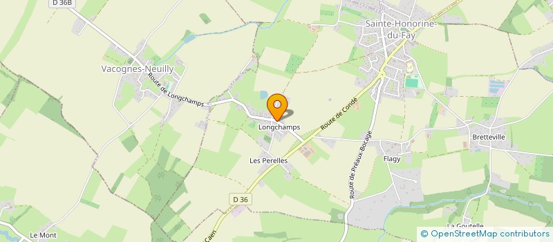 localisation de l'entreprise MADAME MARIANNE VERY  SAINTE-HONORINE-DU-FAY