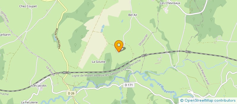 localisation de l'entreprise MADAME MARIANNE VIDET  DROITURIER