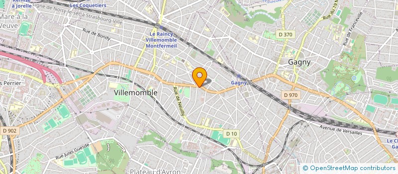 localisation de l'entreprise MADAME MARIANNE VIOLLET à VILLEMOMBLE