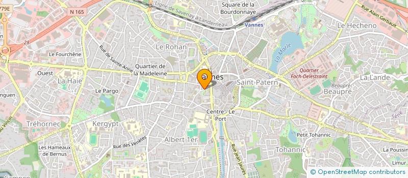 localisation de l'entreprise MADAME MARIANNE VITTET à VANNES