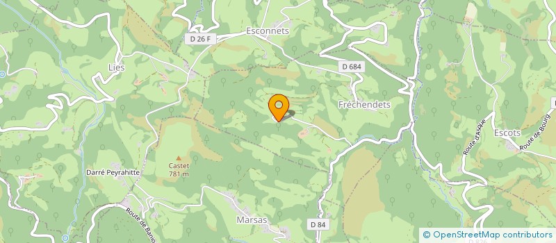 localisation de l'entreprise MADAME MARIANNE VIVIER  FRECHENDETS