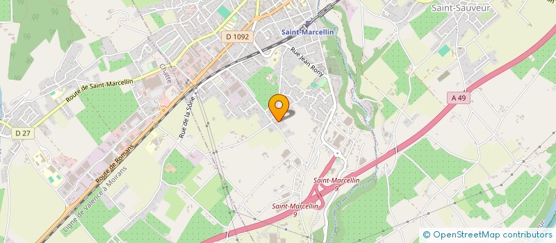 localisation de l'entreprise MADAME MARIANNE WANDAOGO  SAINT-MARCELLIN