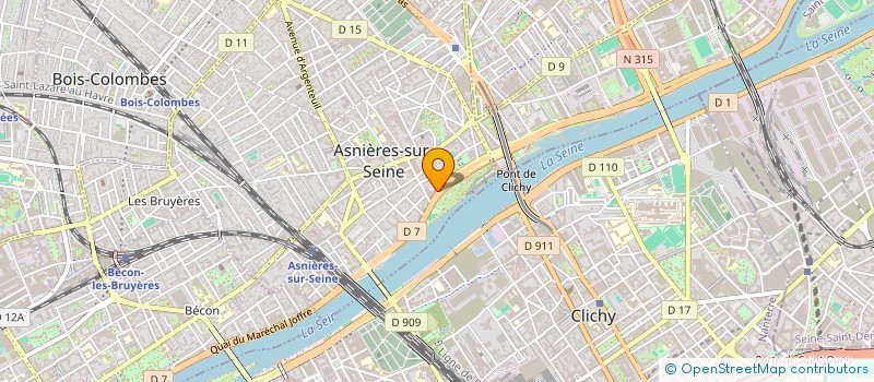 localisation de l'entreprise MADAME MARIANNE WENZ à ASNIERES-SUR-SEINE