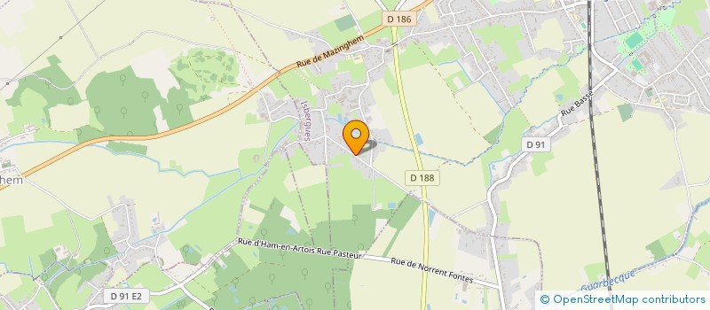 localisation de l'entreprise MADAME MARIANNE WIEDMANN  ISBERGUES