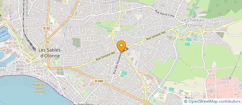 localisation de l'entreprise MADAME MARIANNE ZMOKLY à LES SABLES D'OLONNE