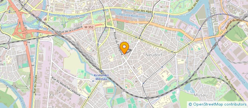 localisation de l'entreprise MADAME MARIANNE ZORZI DELLA VEDOVA à STRASBOURG