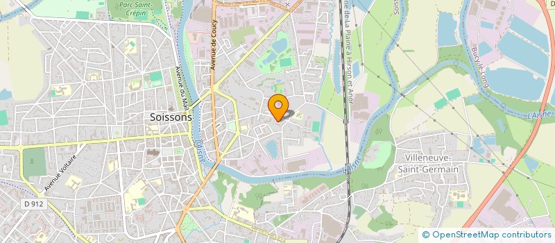 localisation de l'entreprise MADAME MARIANNICK CICHONSKI à SOISSONS