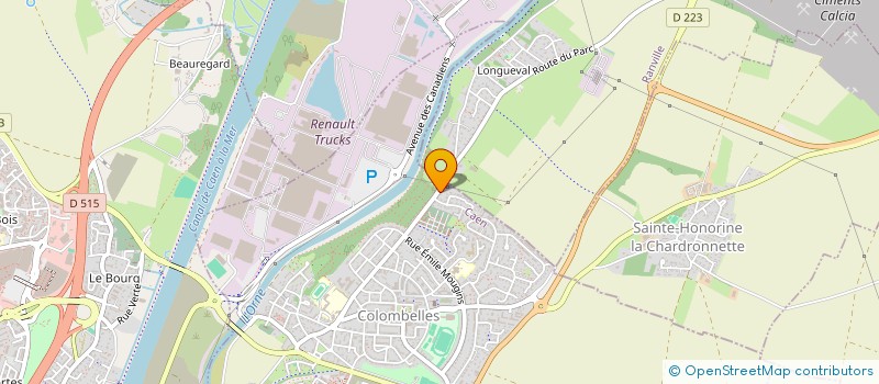 localisation de l'entreprise MADAME MARIANNICK DASSE  COLOMBELLES