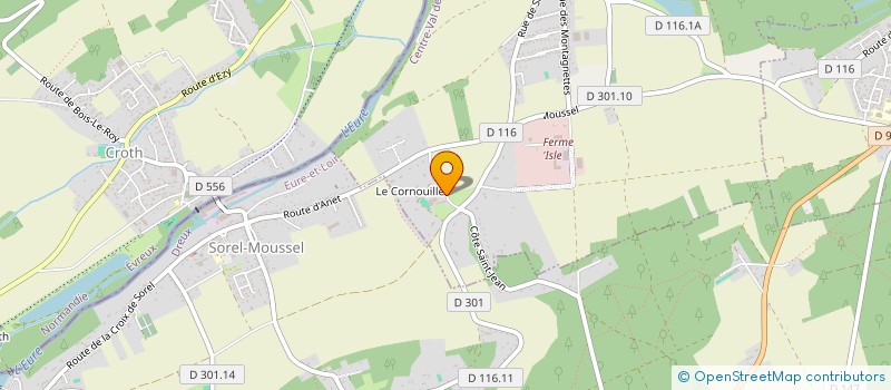localisation de l'entreprise MADAME MARIANNICK DOMONT à SAUSSAY