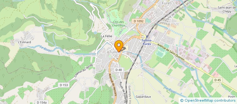 localisation de l'entreprise MADAME MARIAROSA QUINTERO BERNABEU à TULLINS