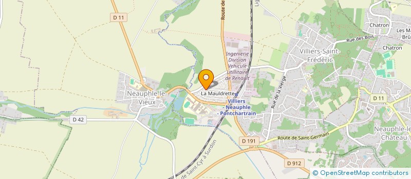 localisation de l'entreprise MADAME MARIASERENA MANDRICI  VILLIERS-SAINT-FREDERIC