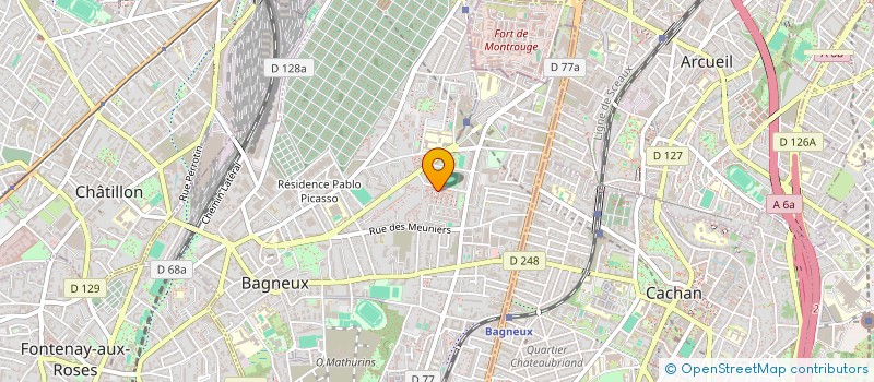 localisation de l'entreprise MADAME MARIATOU EDOUEME à BAGNEUX