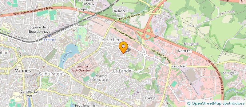 localisation de l'entreprise MADAME MARIBEL FUENTE  VANNES