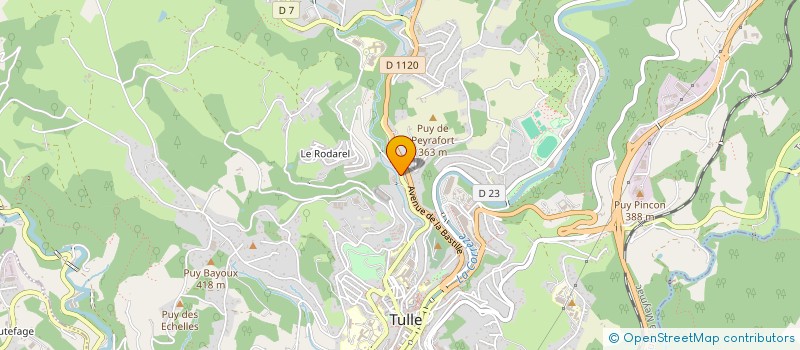 localisation de l'entreprise MADAME MARIBEL SANCHEZ  TULLE