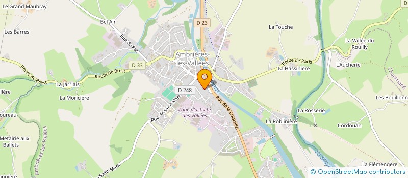 localisation de l'entreprise MADAME MARIBELLE GONCALVES  AMBRIERES-LES-VALLEES