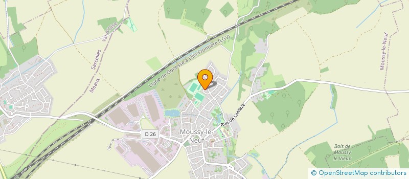 localisation de l'entreprise MADAME MARIBELLE RADRESA  MOUSSY-LE-NEUF