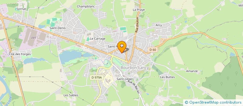 localisation de l'entreprise MADAME MARIE-A COHADE à BOURBON-LANCY