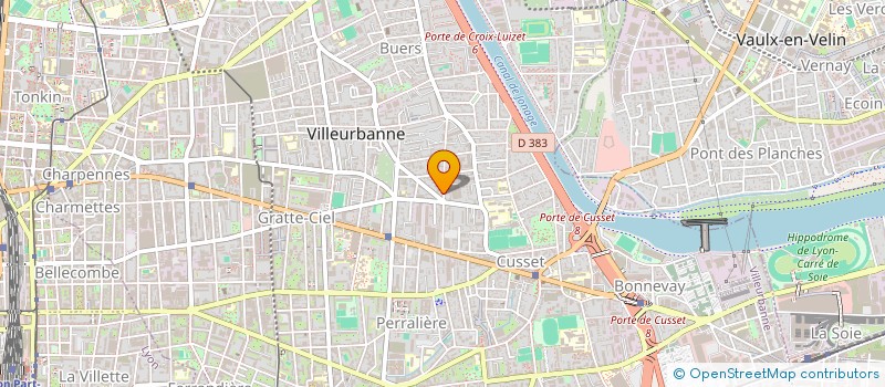 localisation de l'entreprise MADAME MARIE-A MONDEJAR  VILLEURBANNE