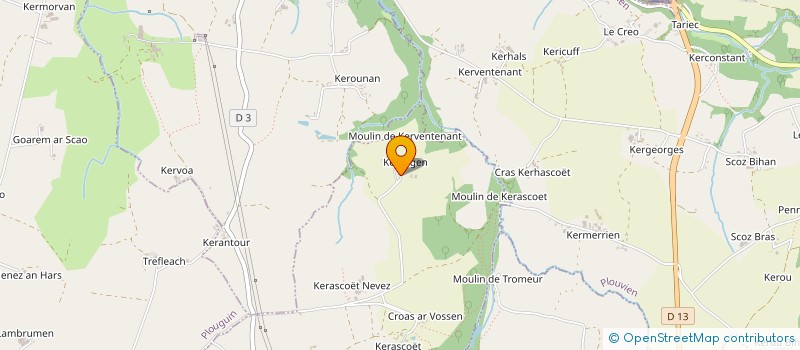 localisation de l'entreprise MADAME MARIE ABASQ  COAT-MEAL