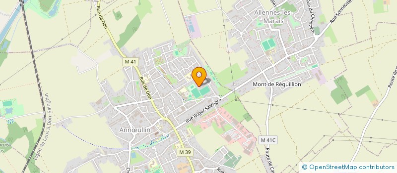 localisation de l'entreprise MADAME MARIE ABDICHE à ANNŒULLIN