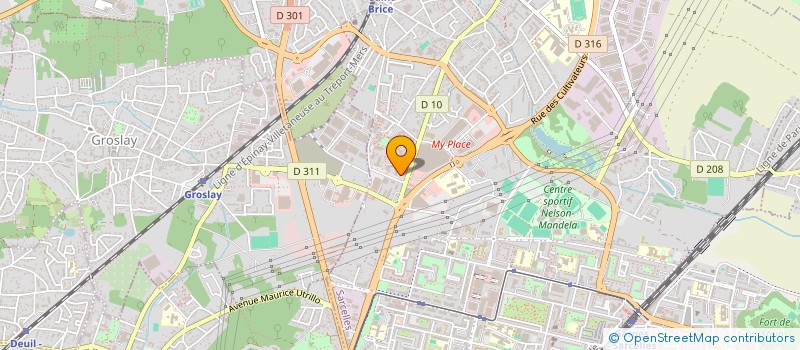 localisation de l'entreprise MADAME MARIE ABDOUL WAHIDI  SARCELLES