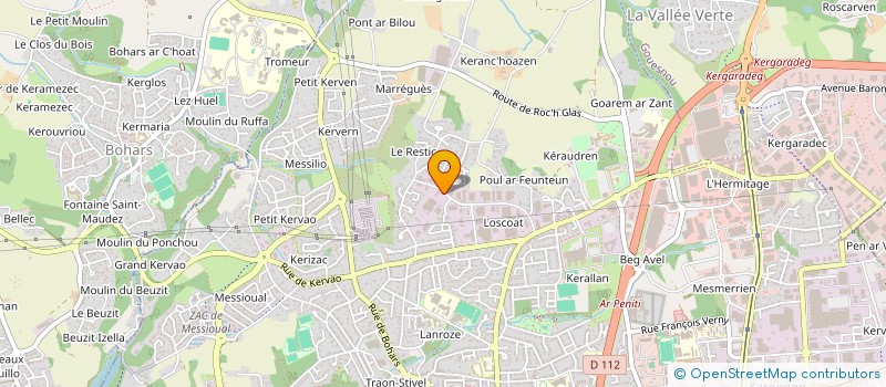 localisation de l'entreprise MADAME MARIE ABIVEN à BREST
