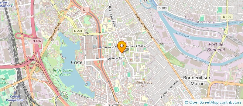 localisation de l'entreprise MADAME MARIE ABOUDI EFFA  CRETEIL