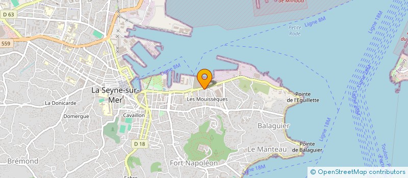 localisation de l'entreprise MADAME MARIE ACHARD  LA SEYNE-SUR-MER