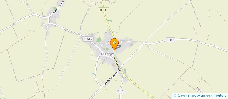 localisation de l'entreprise MADAME MARIE ACQUAIRE à MATIGNY