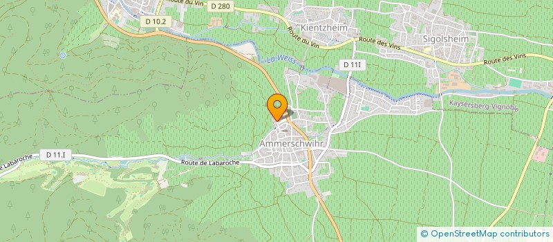 localisation de l'entreprise MADAME MARIE ADAM  AMMERSCHWIHR